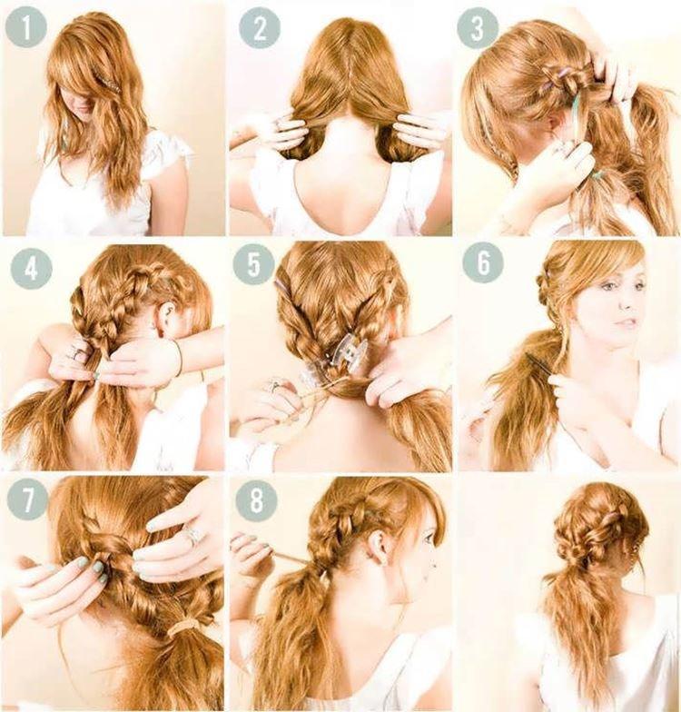 Tresses de queue de cheval - Coiffures faciles pour tous les jours