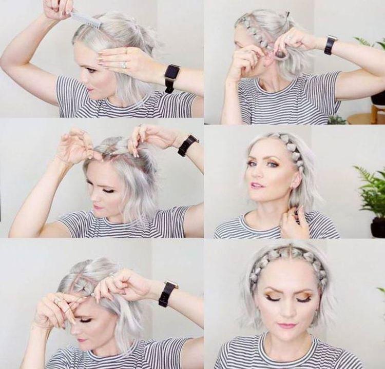 Hair hoop - Coiffures faciles pour cheveux courts à vous-même en 5 minutes