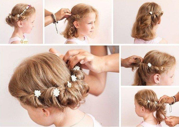 Chignon de vacances - Coiffures faciles pour les filles à vous-même en 5 minutes