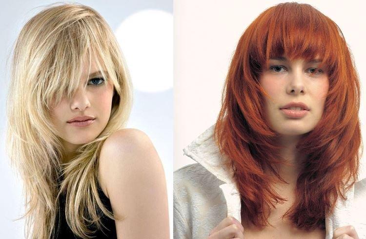 Echelle graduée pour cheveux mi-longs avec frange