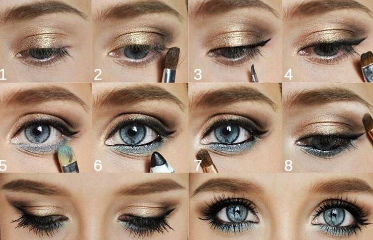 Maquillage pour le siècle à venir - photos étape par étape