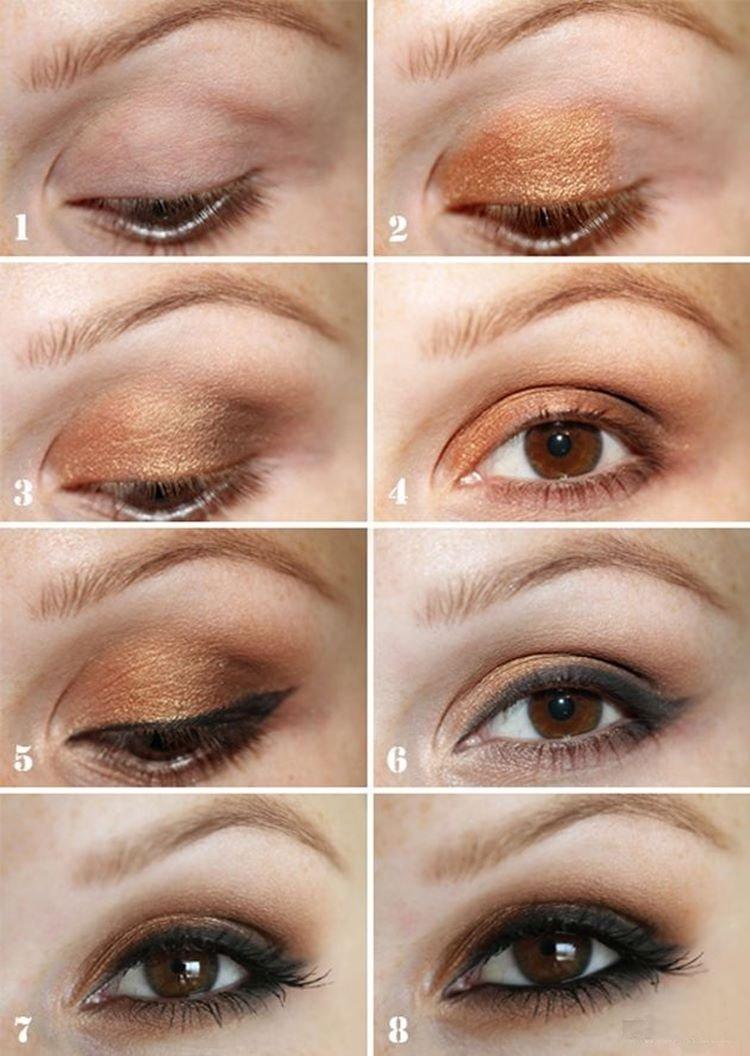Maquillage pour le siècle à venir - photos étape par étape