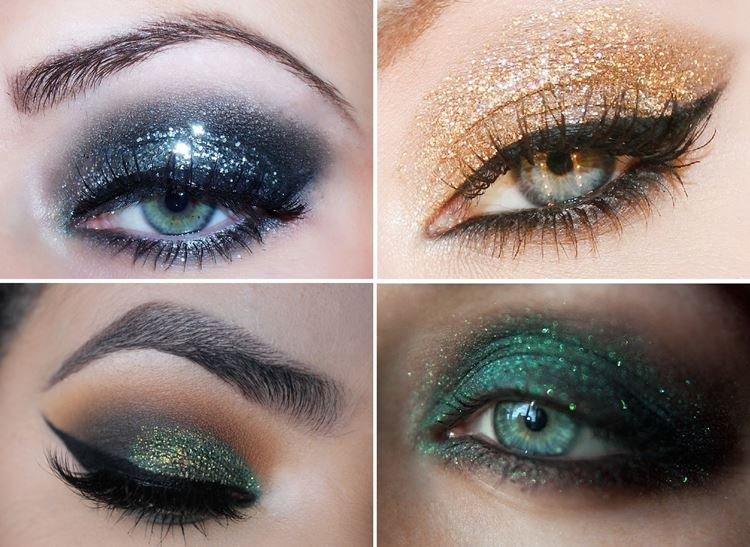 Glitter - Maquillage Yeux Verts