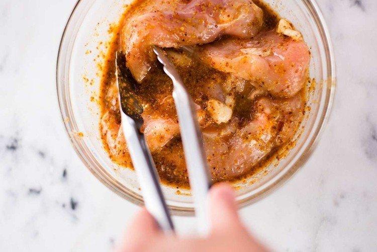 Marinade de poulet au miel au four - recettes