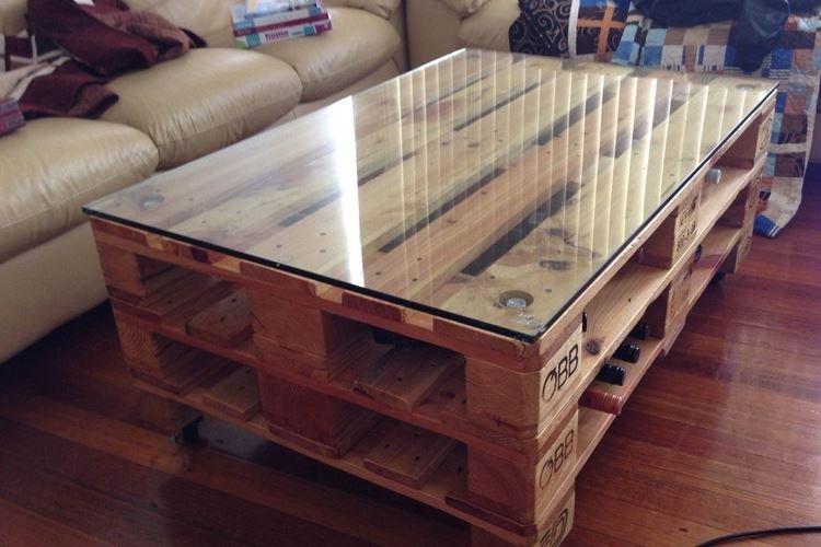 Table basse - Photos et idées de meubles de palettes DIY