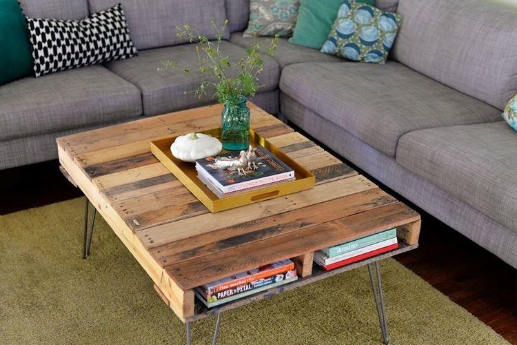 Table basse - Photos et idées de meubles de palettes DIY