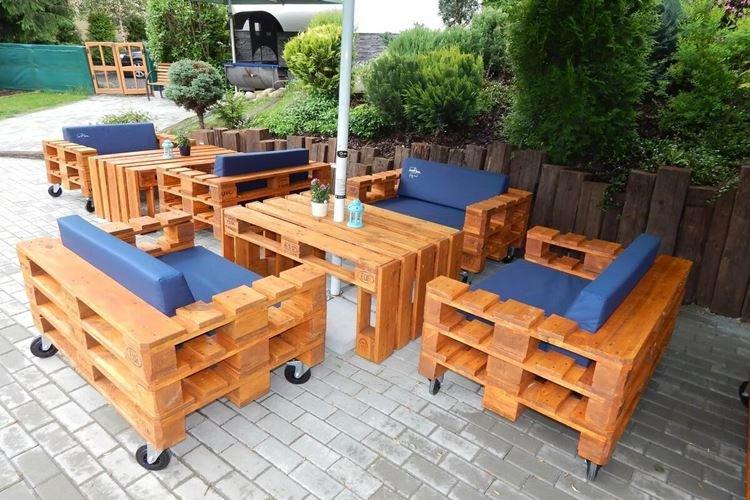 Meubles de jardin pour une résidence d'été - Photos et idées de meubles de palette bricolage