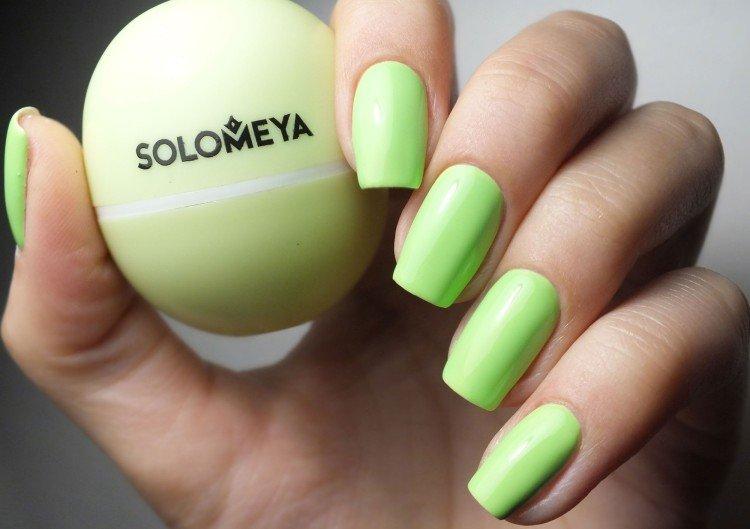 Nuances de citron vert et d'olive - Couleurs à la mode de la manucure 2019-2020