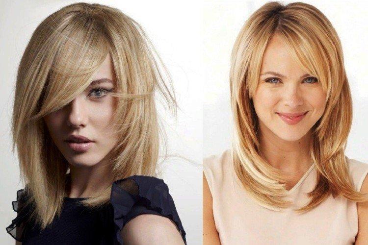 Cascade frontale - Coupes de cheveux femmes 2021 pour cheveux mi-longs