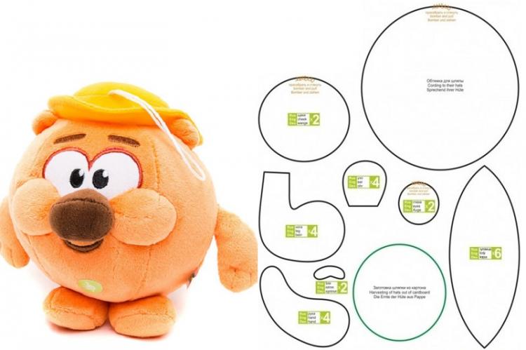 Smeshariki - Peluches DIY