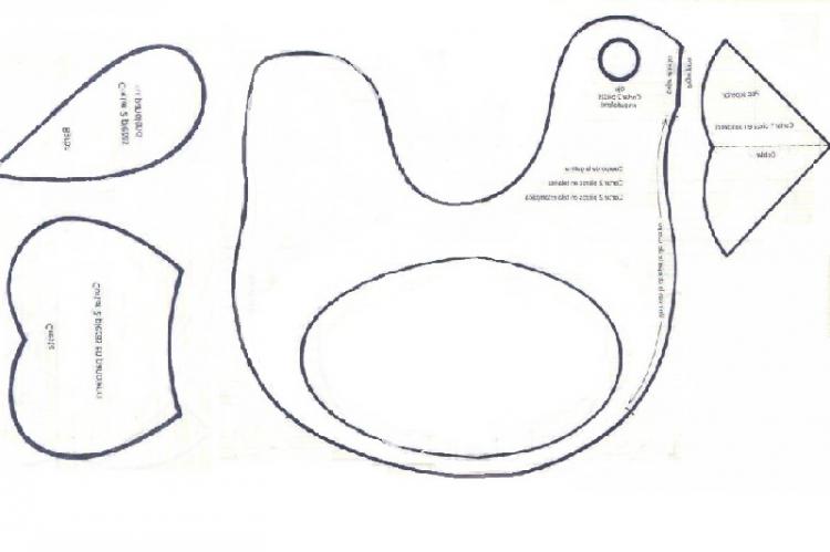 Panier poulet - Peluches DIY