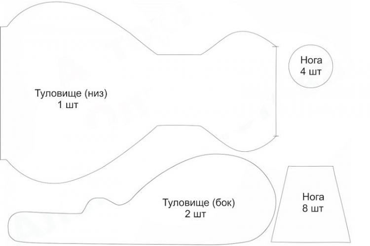 Bébé hippopotame - Bricolage peluches