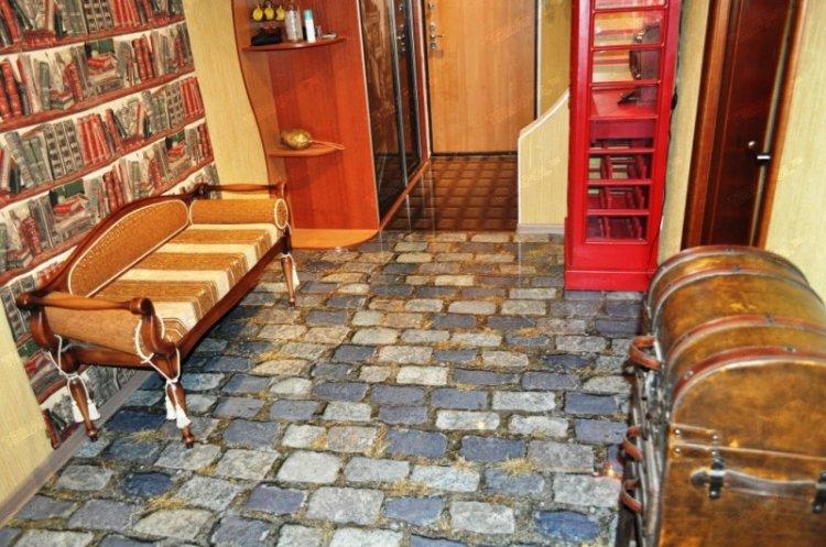 Sols 3D autonivelants dans le couloir et le couloir - photo