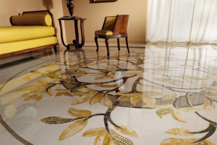 Sols 3D autonivelants dans le couloir et le couloir - photo