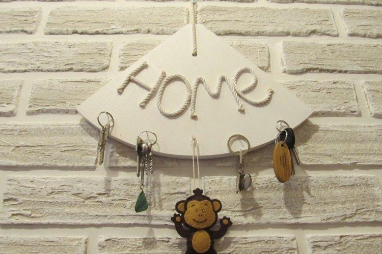 Porte-clés mural à faire soi-même pour le couloir - photo