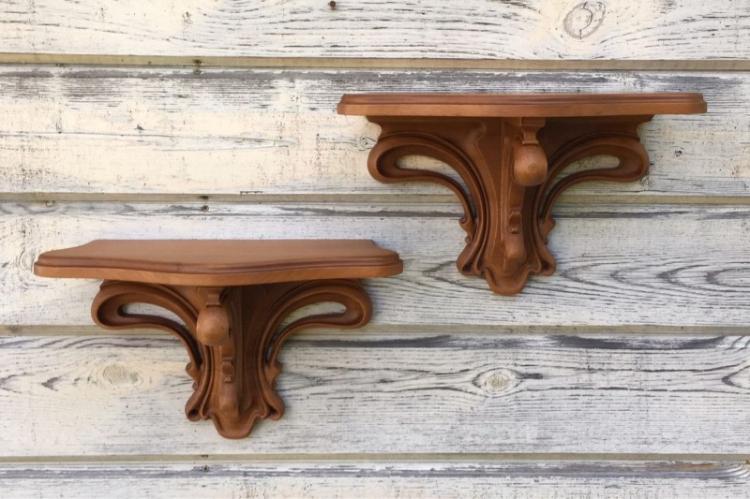 Moderne - Étagères murales à l'intérieur