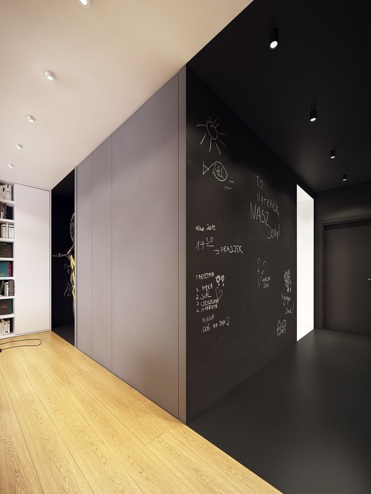 Plafonds tendus à l'intérieur du couloir - photo