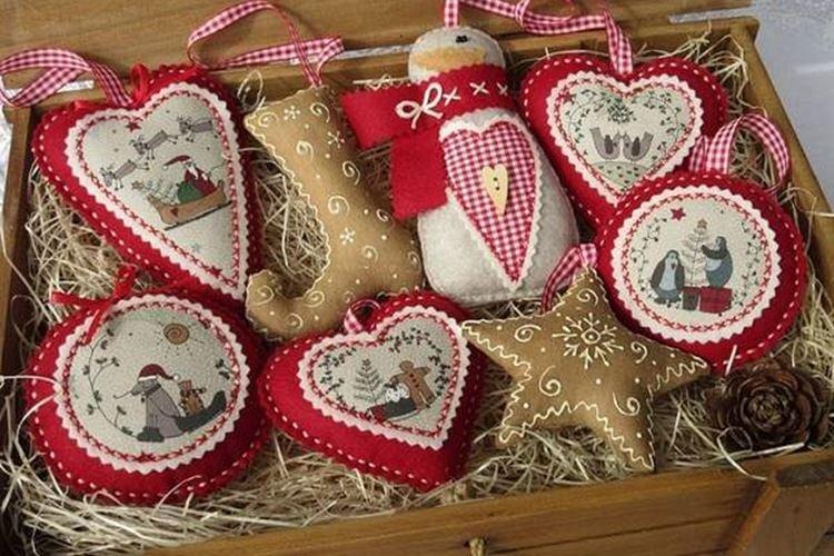 Jouets de sapin de Noël bricolage - photos et idées