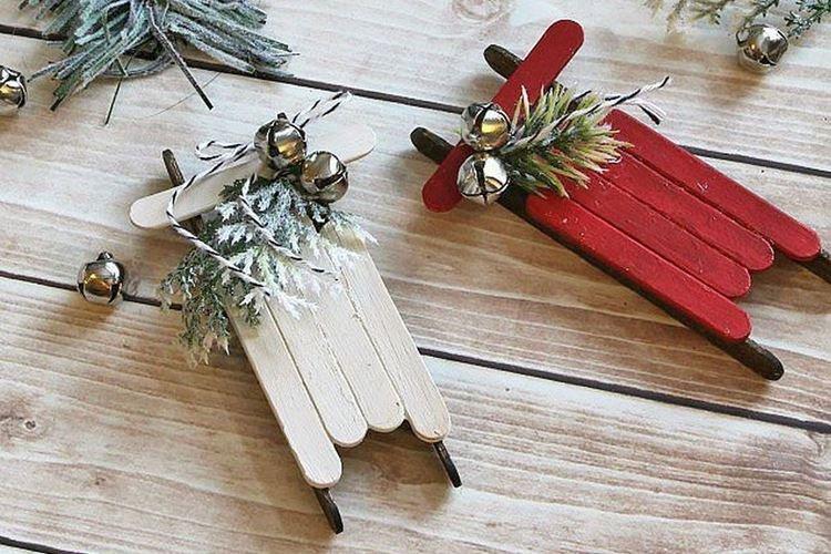 Jouets de sapin de Noël bricolage - photos et idées