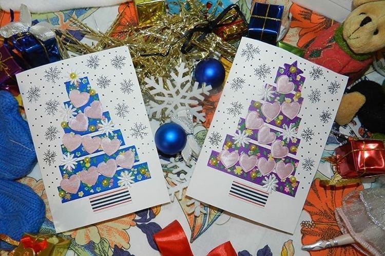 Cartes de Noël DIY - photos et idées