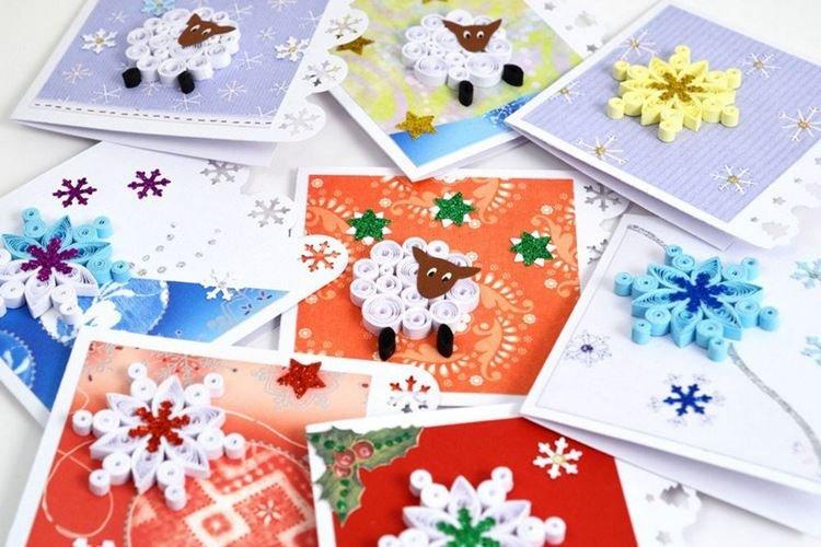 Cartes de Noël DIY - photos et idées