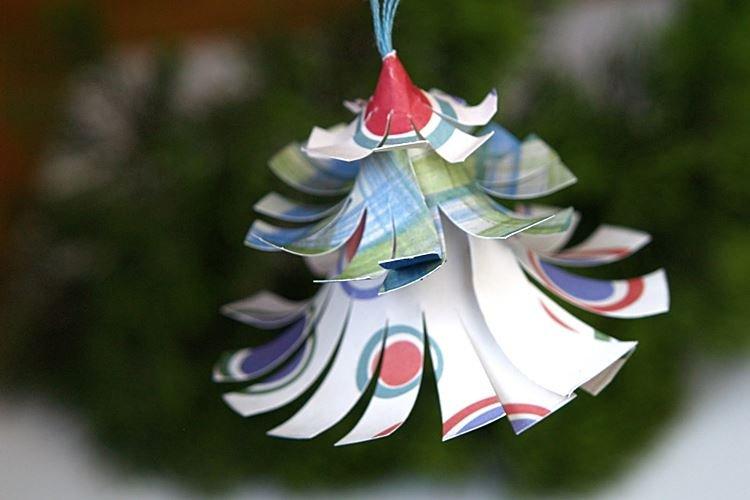 Artisanat en papier du Nouvel An pour les enfants - photos et idées