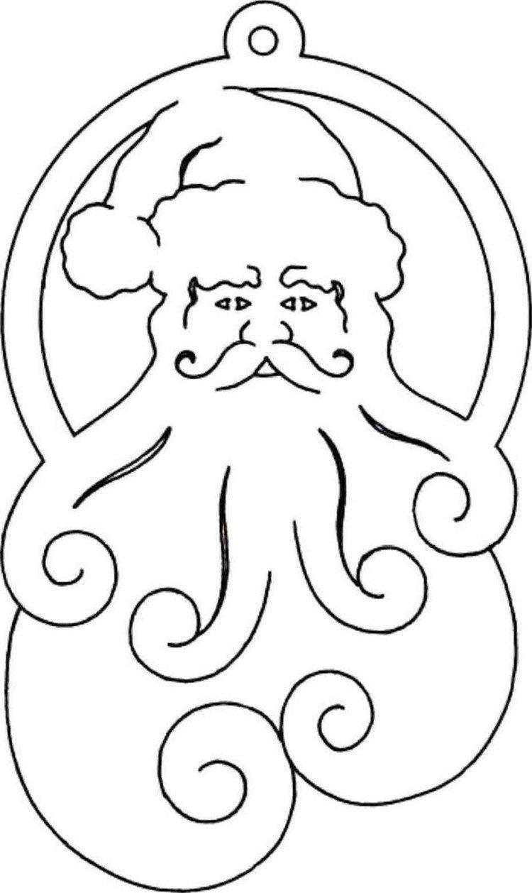 Père Noël - Pochoirs Nouvel An 2021