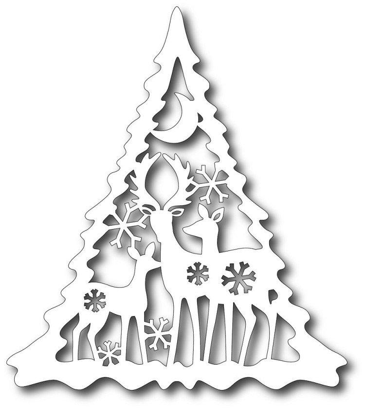 Sapin de Noël - Pochoirs du Nouvel An 2021