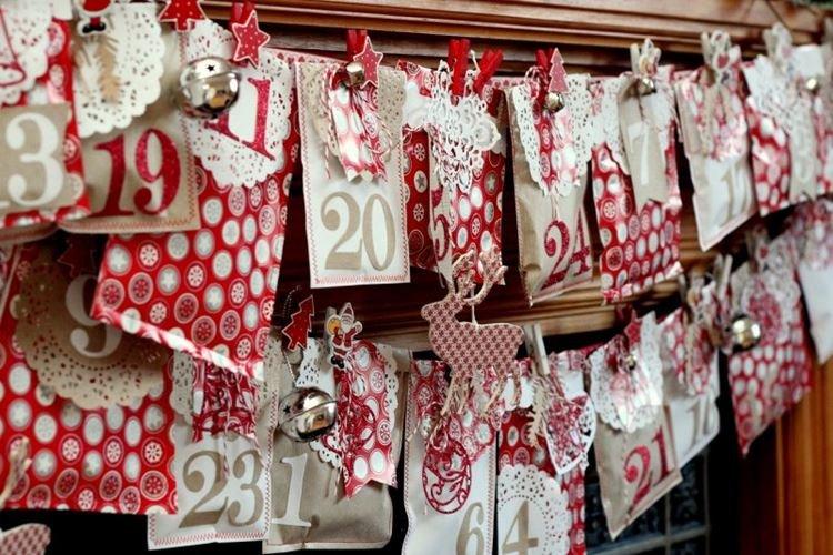 Calendrier de l'Avent DIY Nouvel An - photos et idées