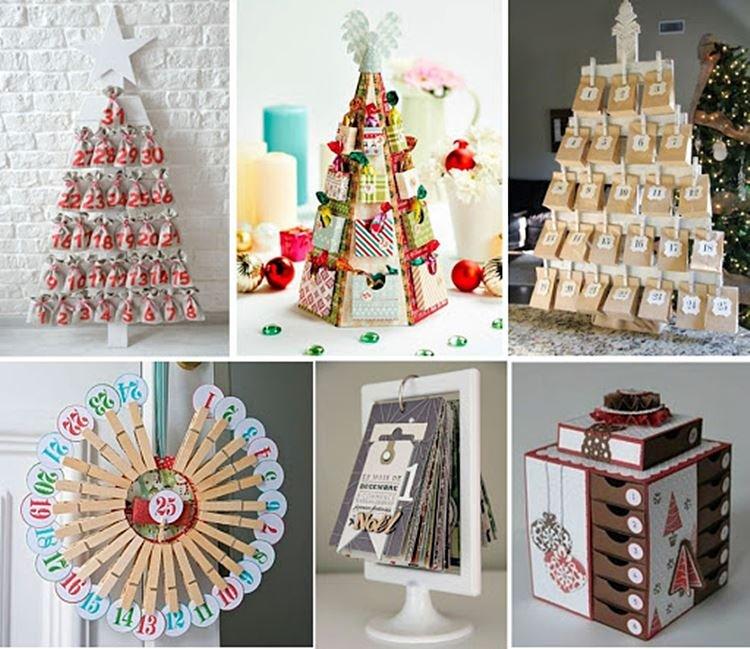 Calendrier de l'Avent DIY Nouvel An - photos et idées