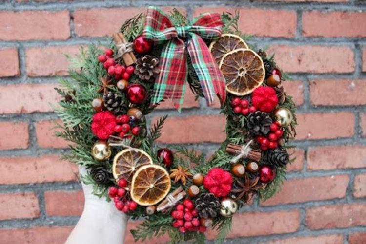 Couronne de Noël DIY - photos et idées