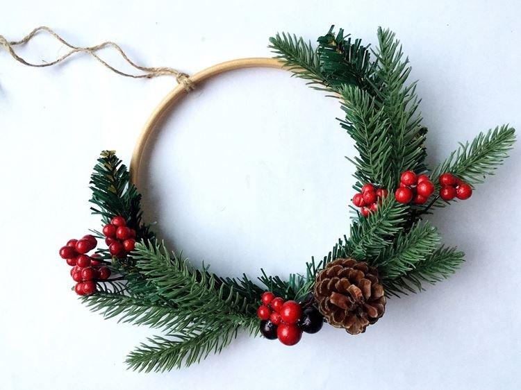 Couronne de Noël DIY - photos et idées