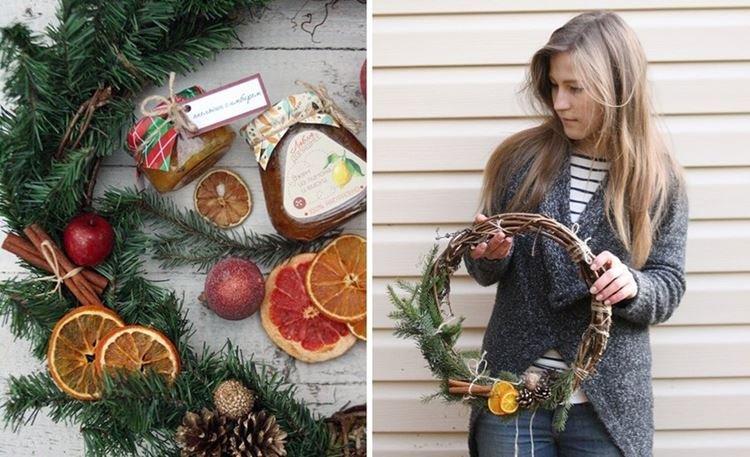 Couronne de Noël DIY - photos et idées