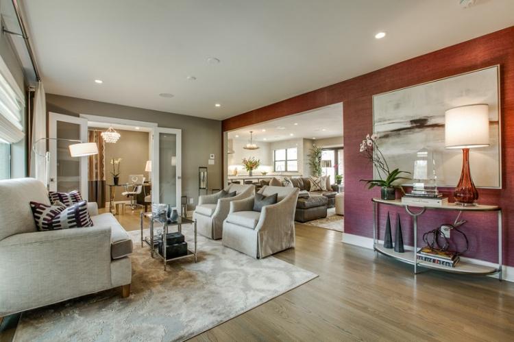 Papier peint en verre - Types de papier peint pour le salon