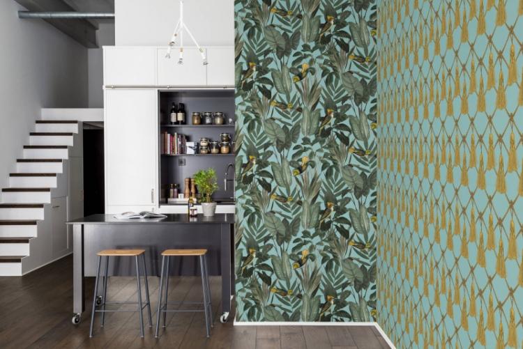 Papier peint pour la cuisine - photos et idées