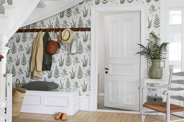 Papier peint pour un petit couloir