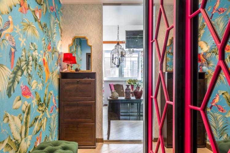 Papier peint pour le couloir - photos et idées