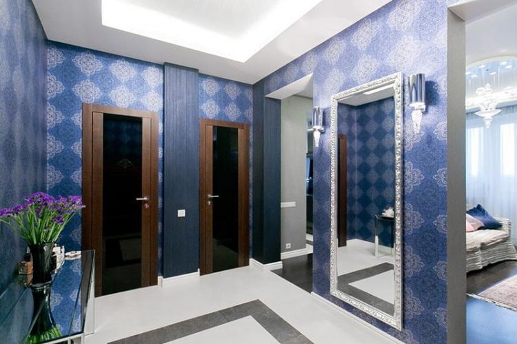 Papier peint pour le couloir - photos et idées