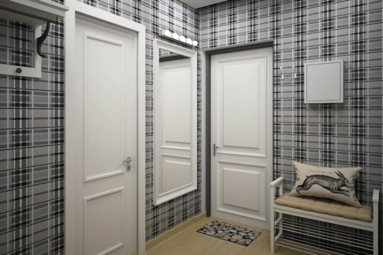 Papier peint pour le couloir - photos et idées