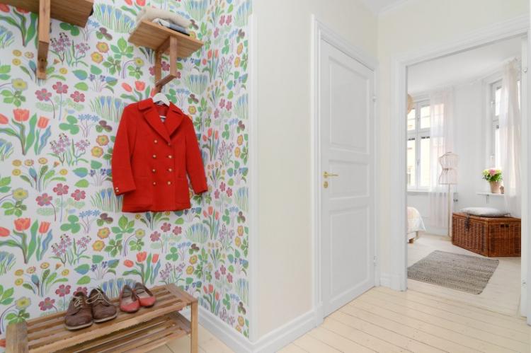 Papier peint pour le couloir - photos et idées