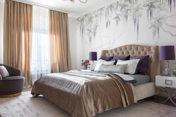 Papier peint pour la chambre - photos et idées