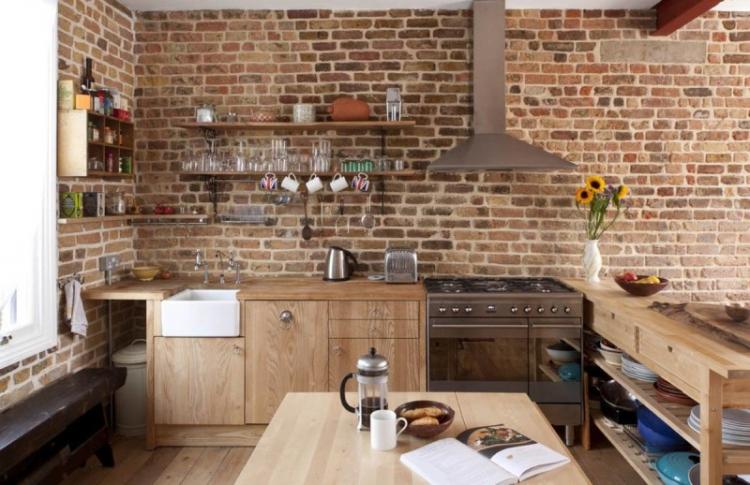 Papier peint pour la maçonnerie - photo