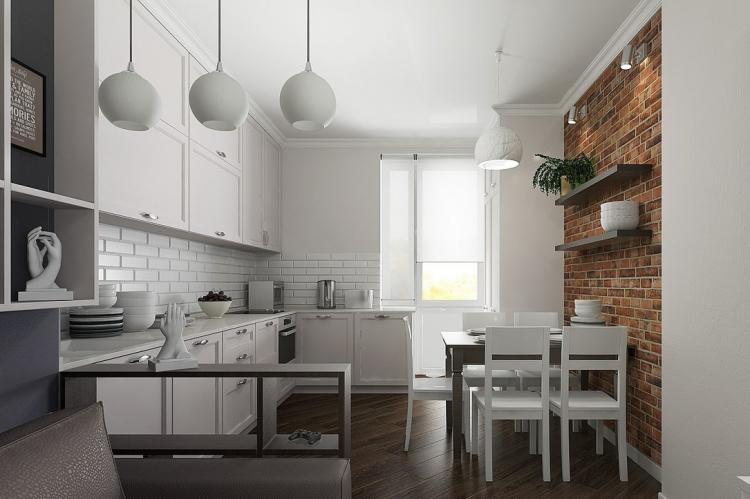 Papier peint pour la maçonnerie - photo