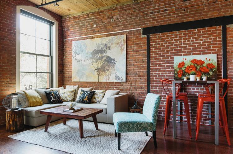 Papier peint pour la maçonnerie - photo