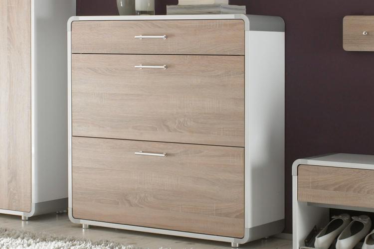 Étagère à chaussures dans le couloir - idées de photos