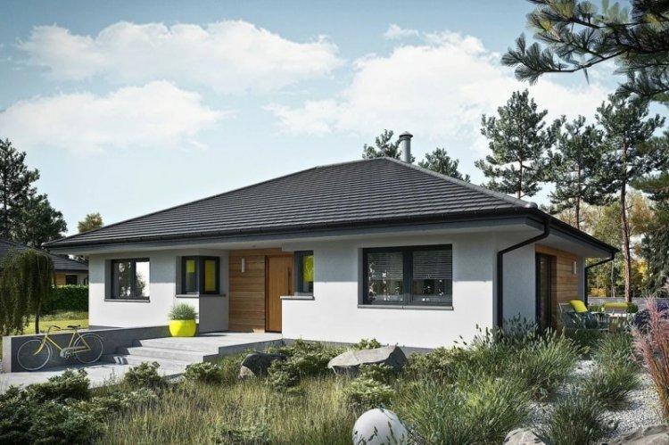 Maisons à un étage en blocs de mousse - projets et photos