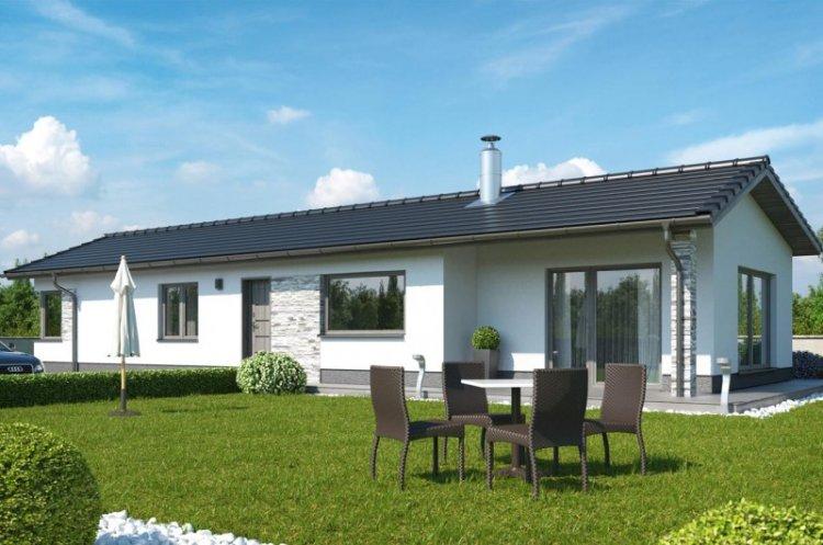 Maisons à un étage en blocs de mousse - projets et photos