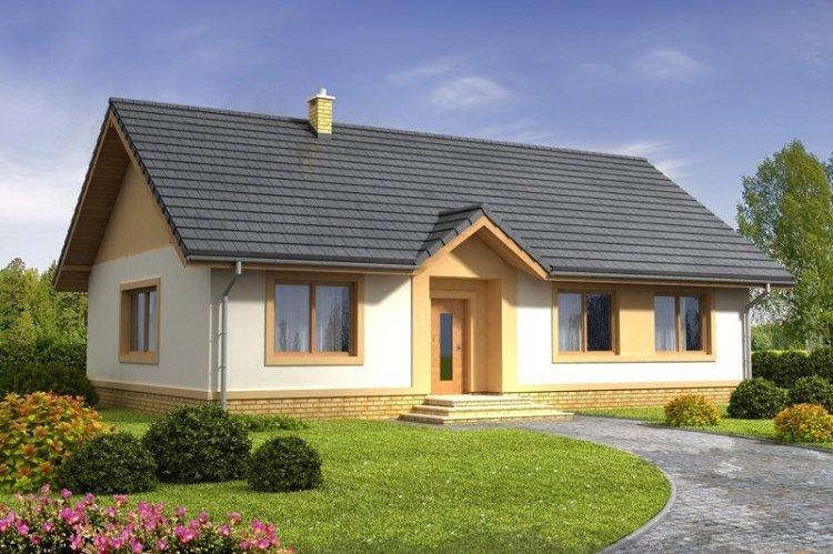 Maisons à un étage en blocs de mousse - projets et photos