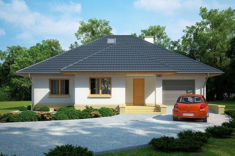 Maisons à un étage en blocs de mousse - projets et photos