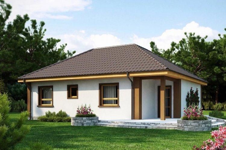 Maisons à un étage en blocs de mousse - projets et photos